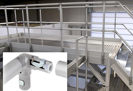 美卡诺RK ITAS工业围栏、爬梯和工作平台系统